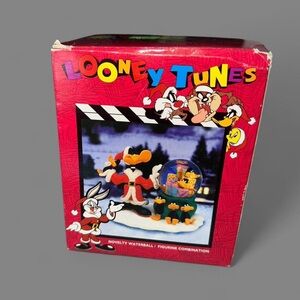 Hallmark Christmas Novelty Waterball Ornament - Looney Tunes